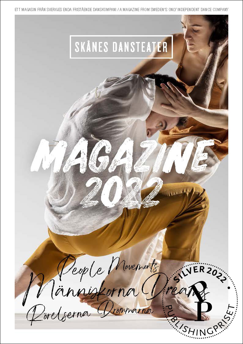 Skånes Dansteaters magazine 2022 omslag