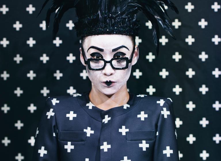 Bild på en av karaktärerna i Djurens karneval.